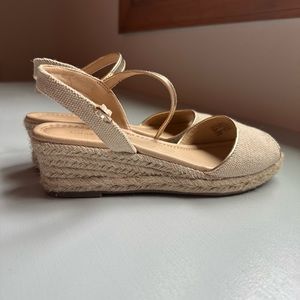 Gold charter club size 6.5 espadrilles, hardly been worn.